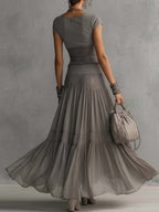 Rosalie | Conjunto Maxi de Dos Piezas de Encaje Elegante