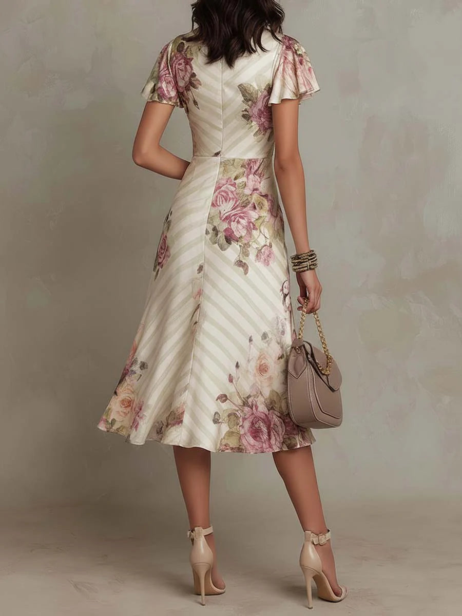 Margaret | Vestido Midi Floral Vintage