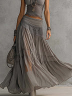 Rosalie | Conjunto Maxi de Dos Piezas de Encaje Elegante