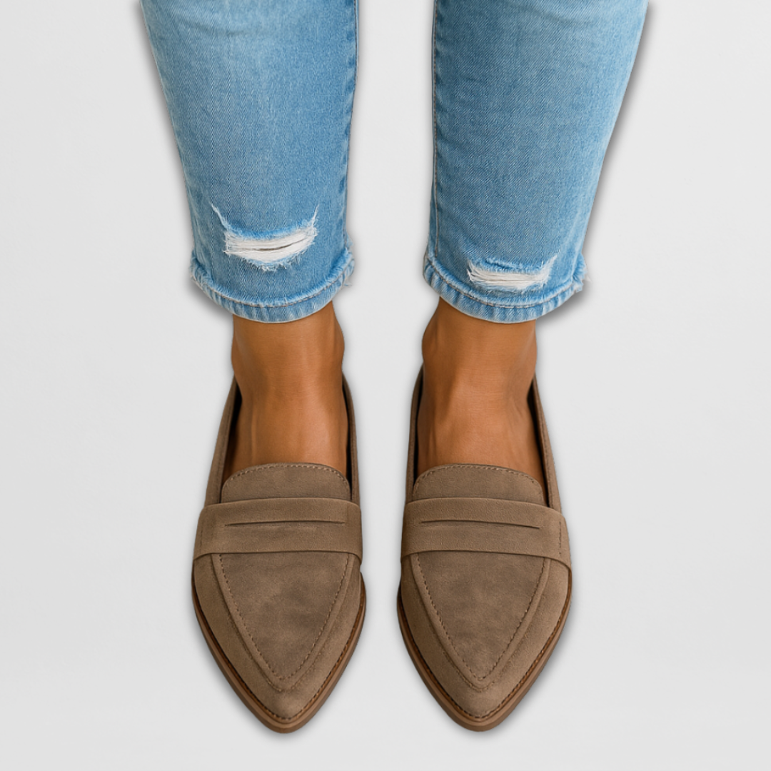 Margot - Mocasines de Ante Cómodos