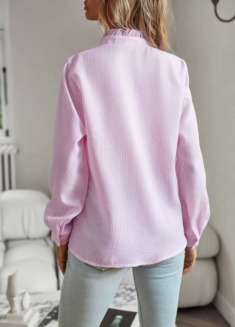 LEONIE | BLUSA ELEGANTE CON VOLANTES
