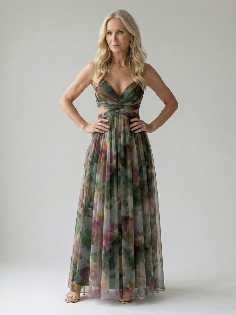 Marisol | Vestido Largo Cruzado Suave