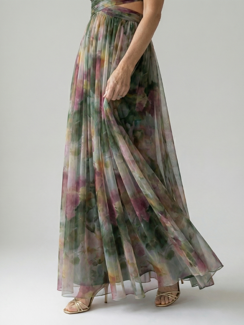 Marisol | Vestido Largo Cruzado Suave