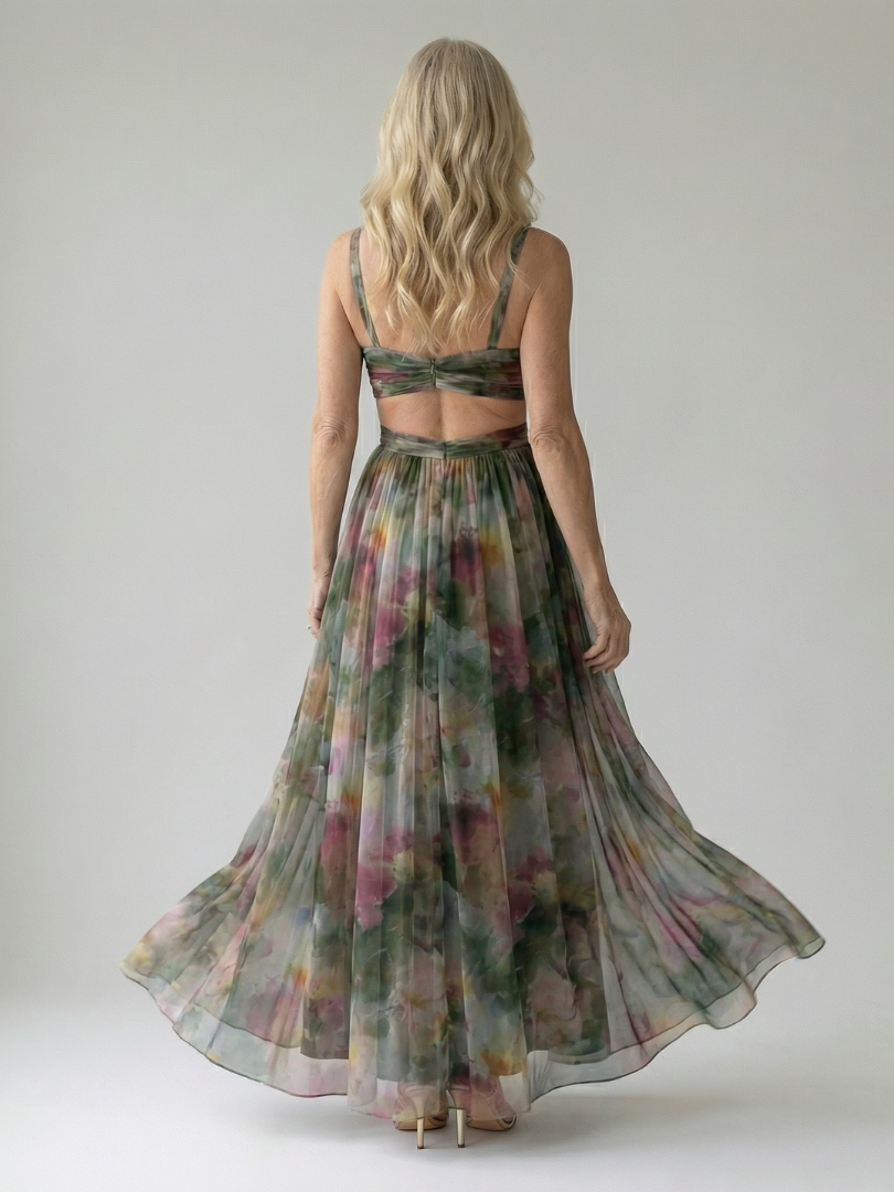 Marisol | Vestido Largo Cruzado Suave
