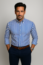 Camisa Clásica de Rayas Henry