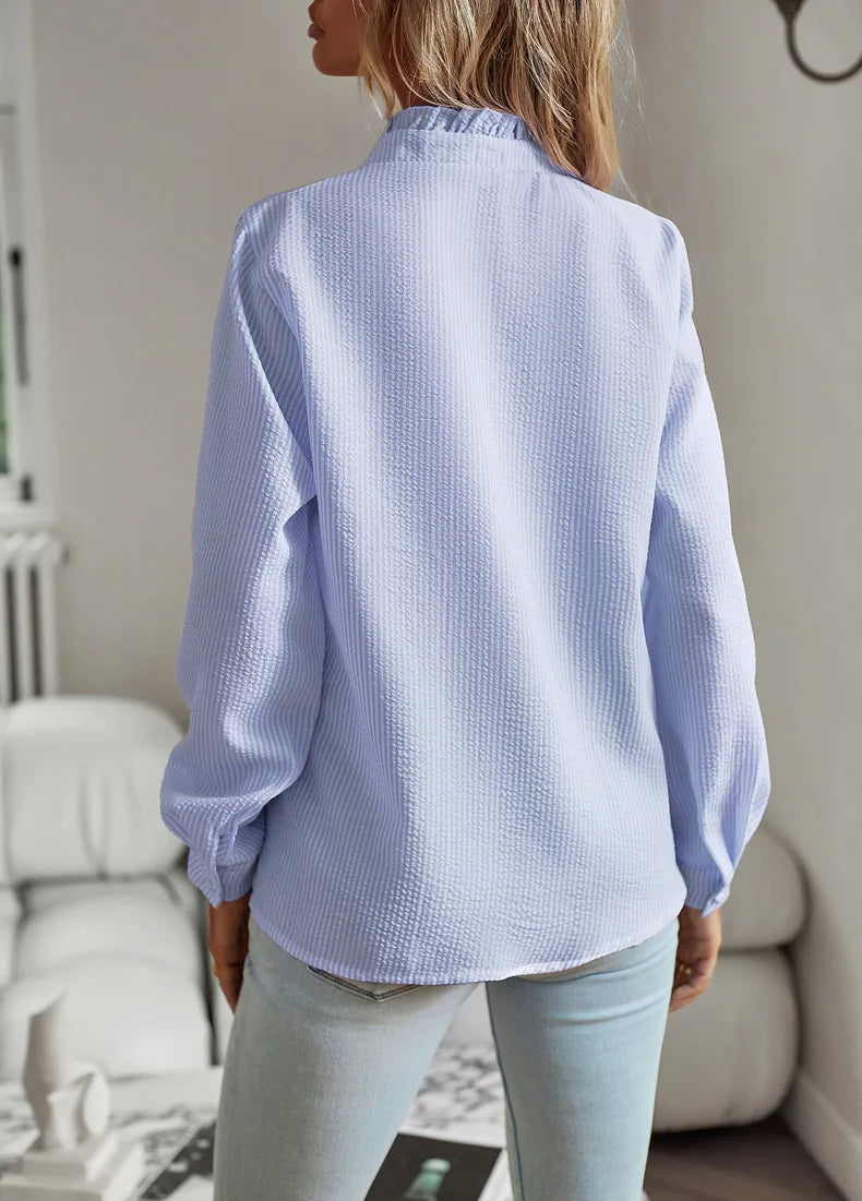 LEONIE | BLUSA ELEGANTE CON VOLANTES