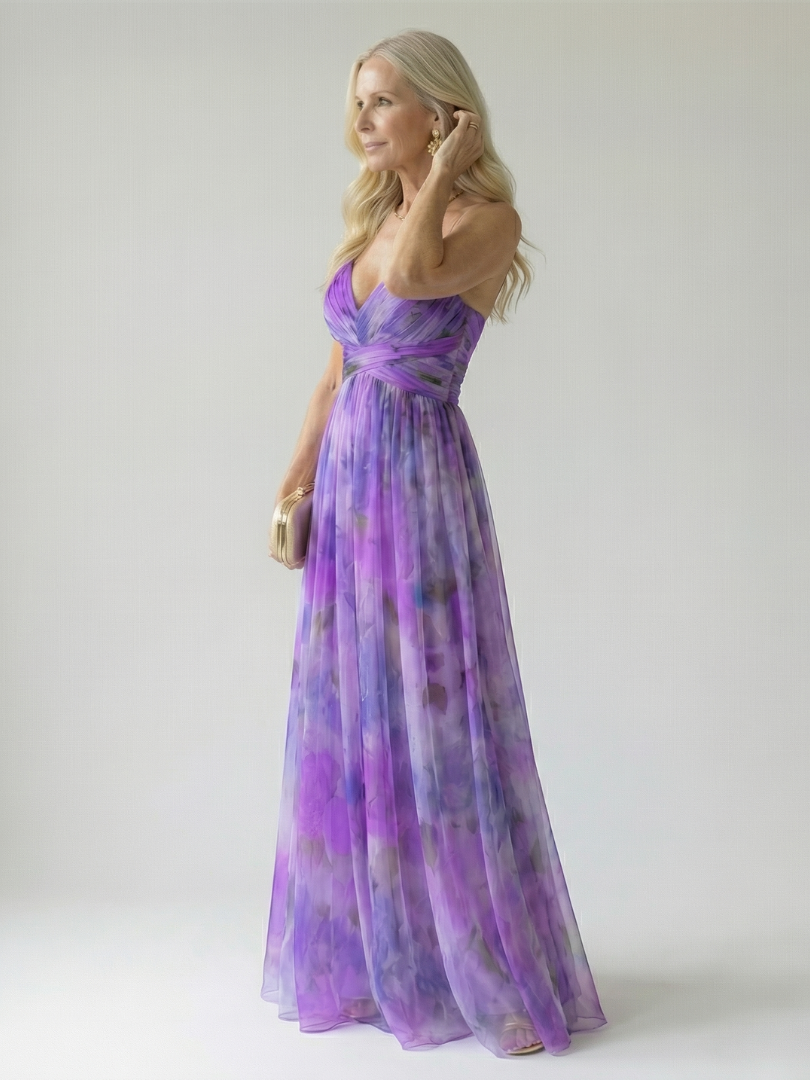 Marisol | Vestido Largo Cruzado Suave