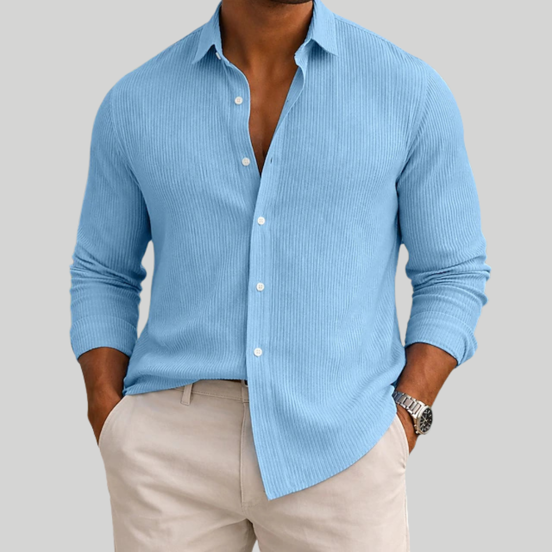 Camisa de Punto Canalé Summer Luxe
