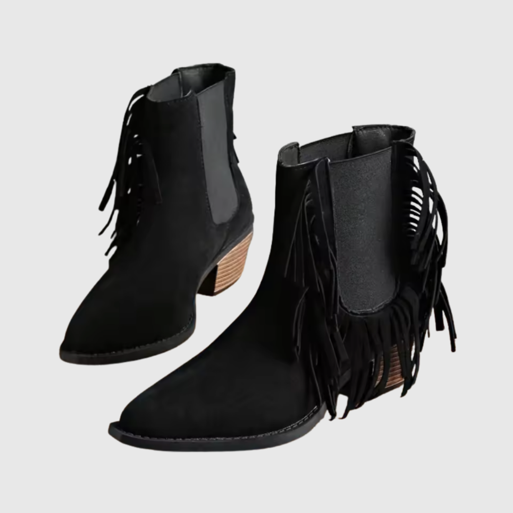 Olivine | Botines de Ante con Flecos