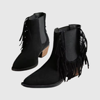 Olivine | Botines de Ante con Flecos