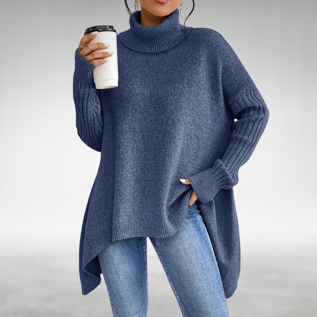 Jersey de cuello alto elegante Jana™