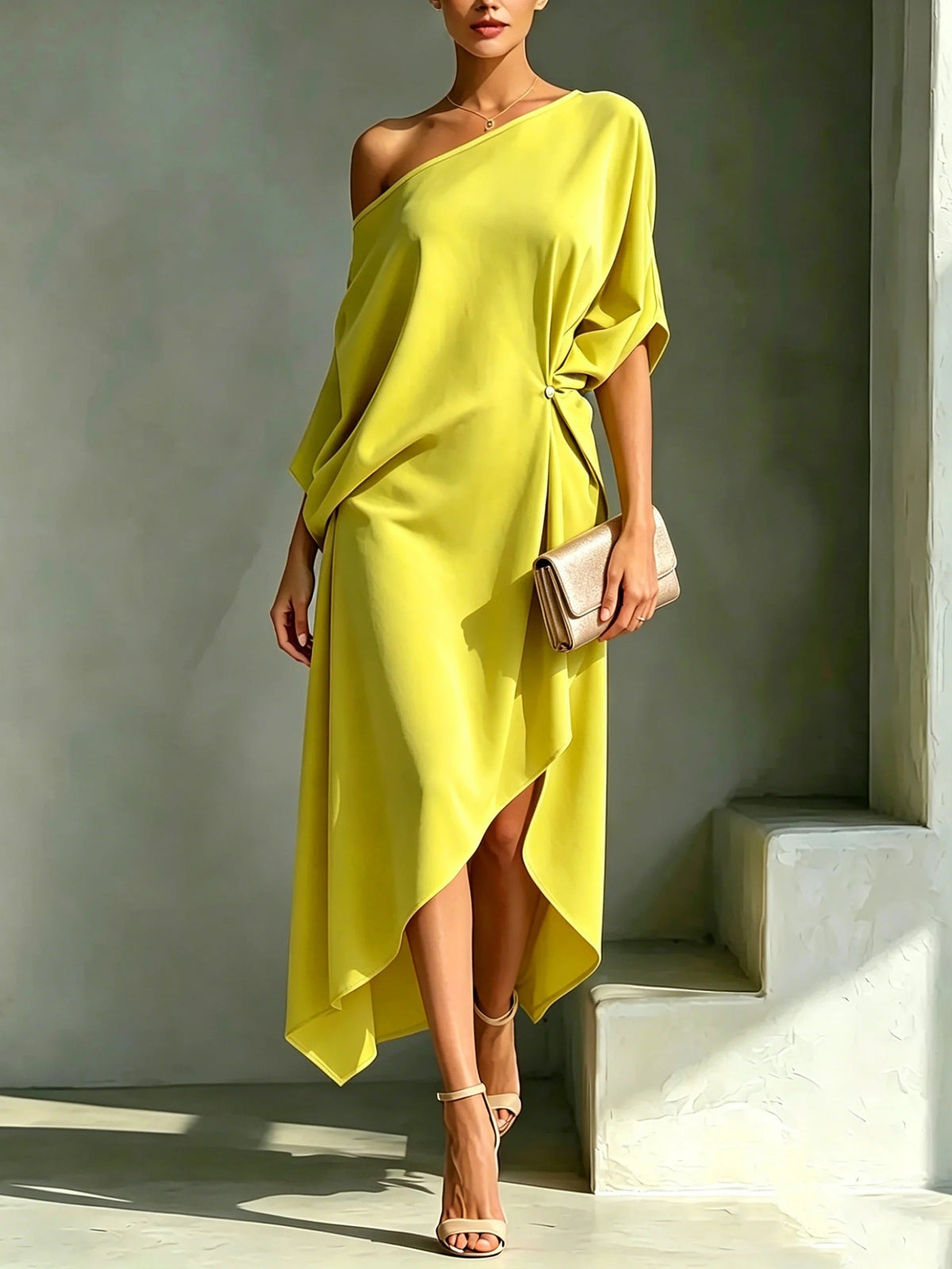 Amelia | Vestido Asimétrico Sofisticado