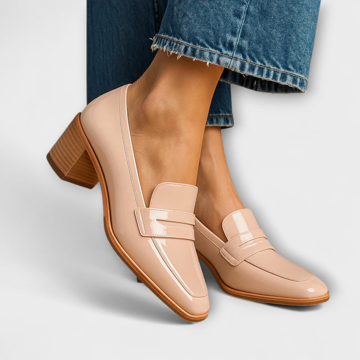 Adeline - Mocasines Brillantes con Carácter