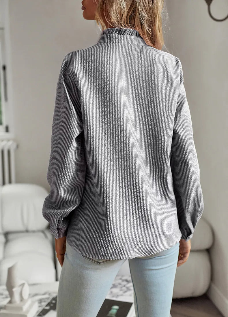 LEONIE | BLUSA ELEGANTE CON VOLANTES