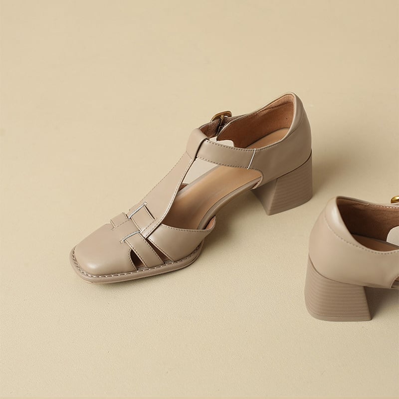 BELLIORA | SANDALIAS DE VERANO CON PUNTERA CUADRADA