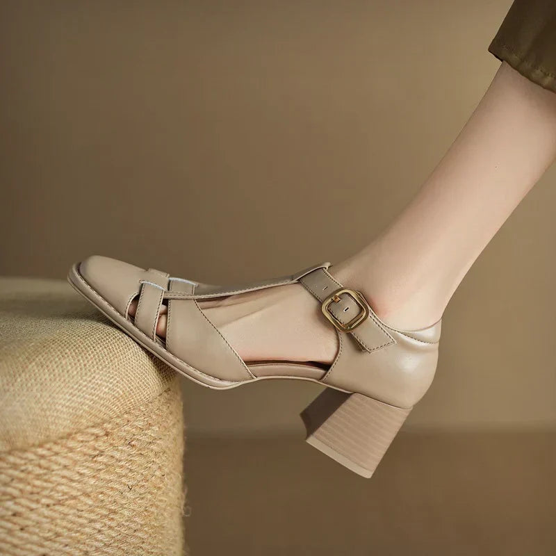 BELLIORA | SANDALIAS DE VERANO CON PUNTERA CUADRADA