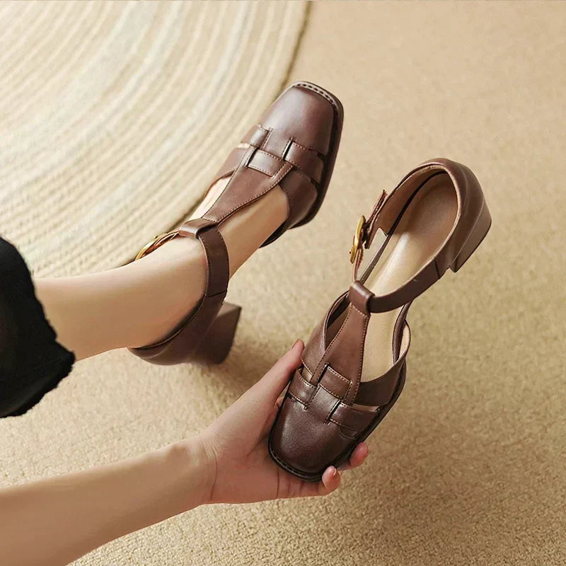 BELLIORA | SANDALIAS DE VERANO CON PUNTERA CUADRADA