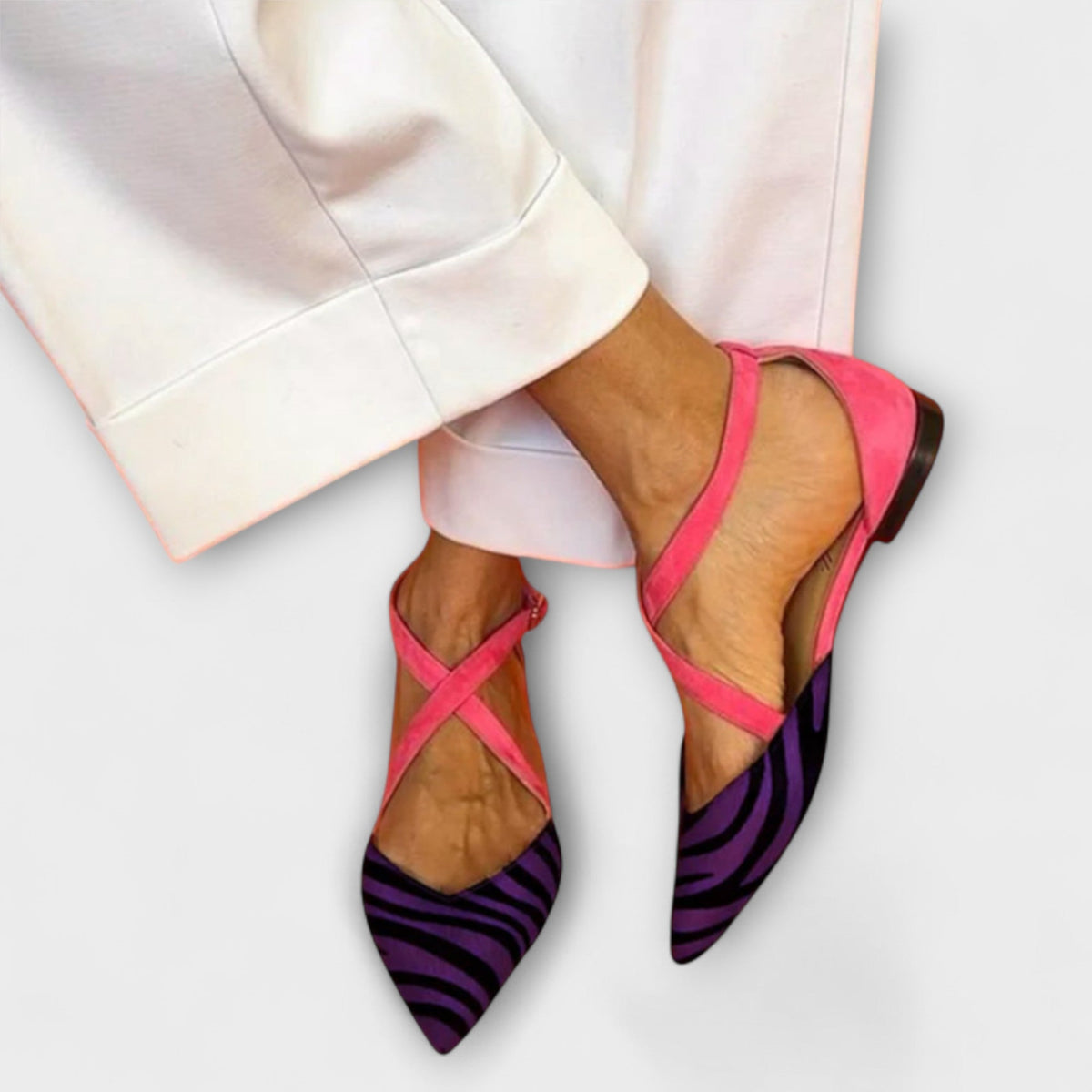 Gabrielle - Mocasines con Detalle de Tira
