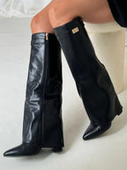 HARRIET | BOTAS ALTAS DE PIEL PARA MUJER CON HEBILLA