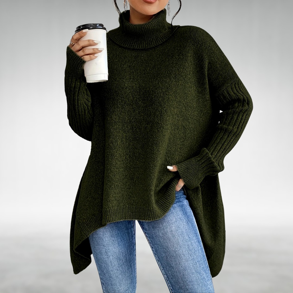 Jersey de cuello alto elegante Jana™