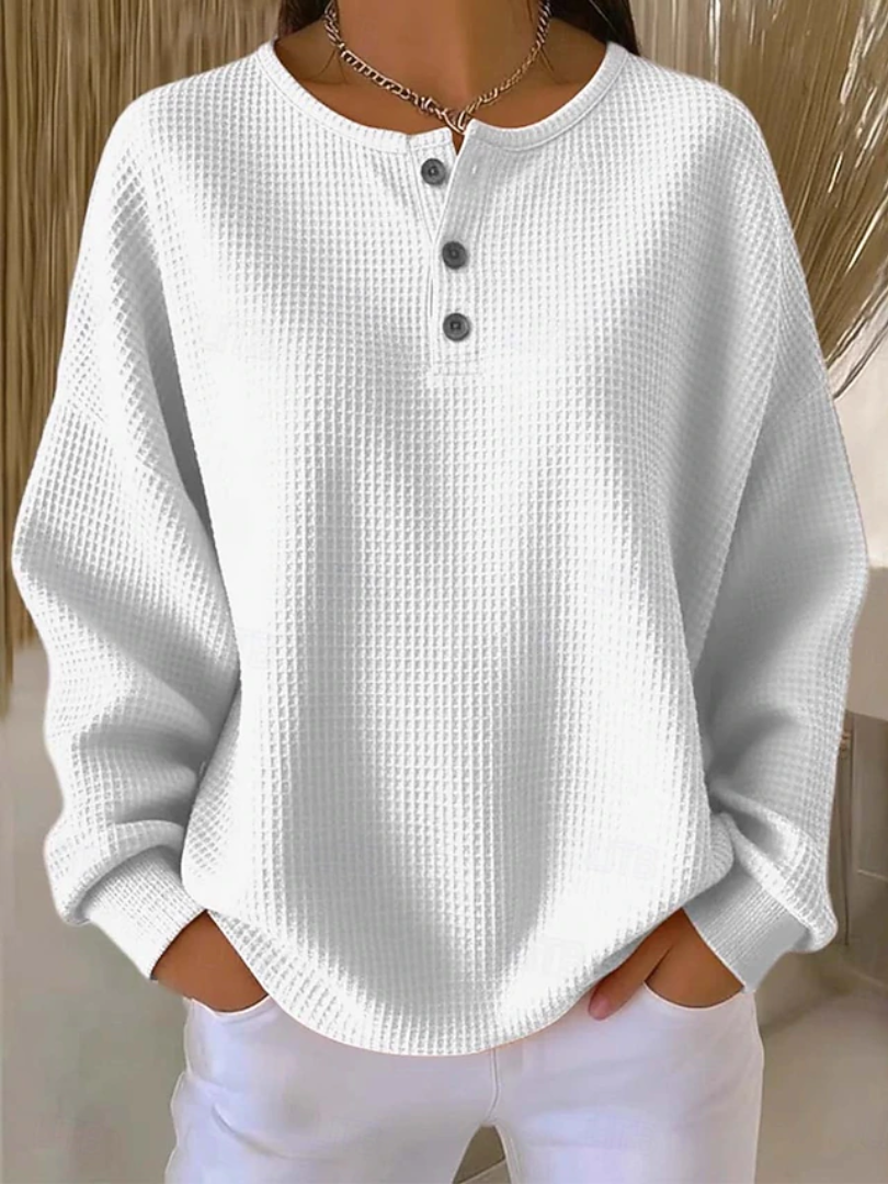 Gracia™ | Camisa de Mujer de Manga Larga y Corte Relajado