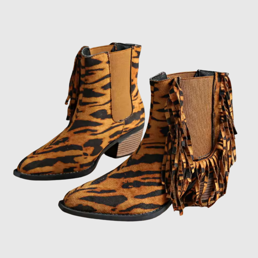 Olivine | Botines de Ante con Flecos
