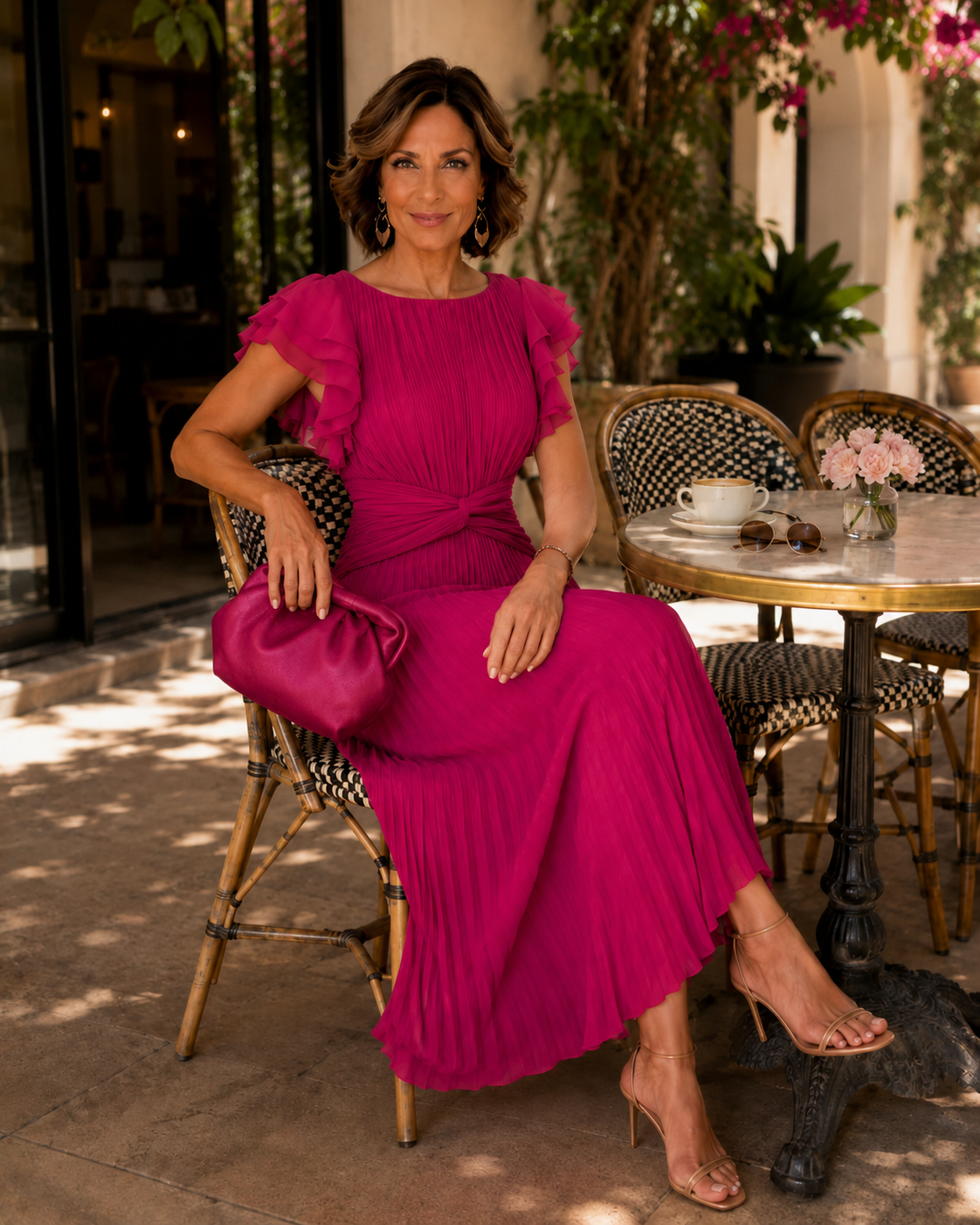 Fiona | Vestido Plisado Clásico