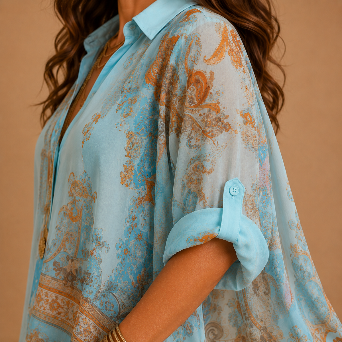 ATLAS | Vestido Camisero Mediterráneo Elegante