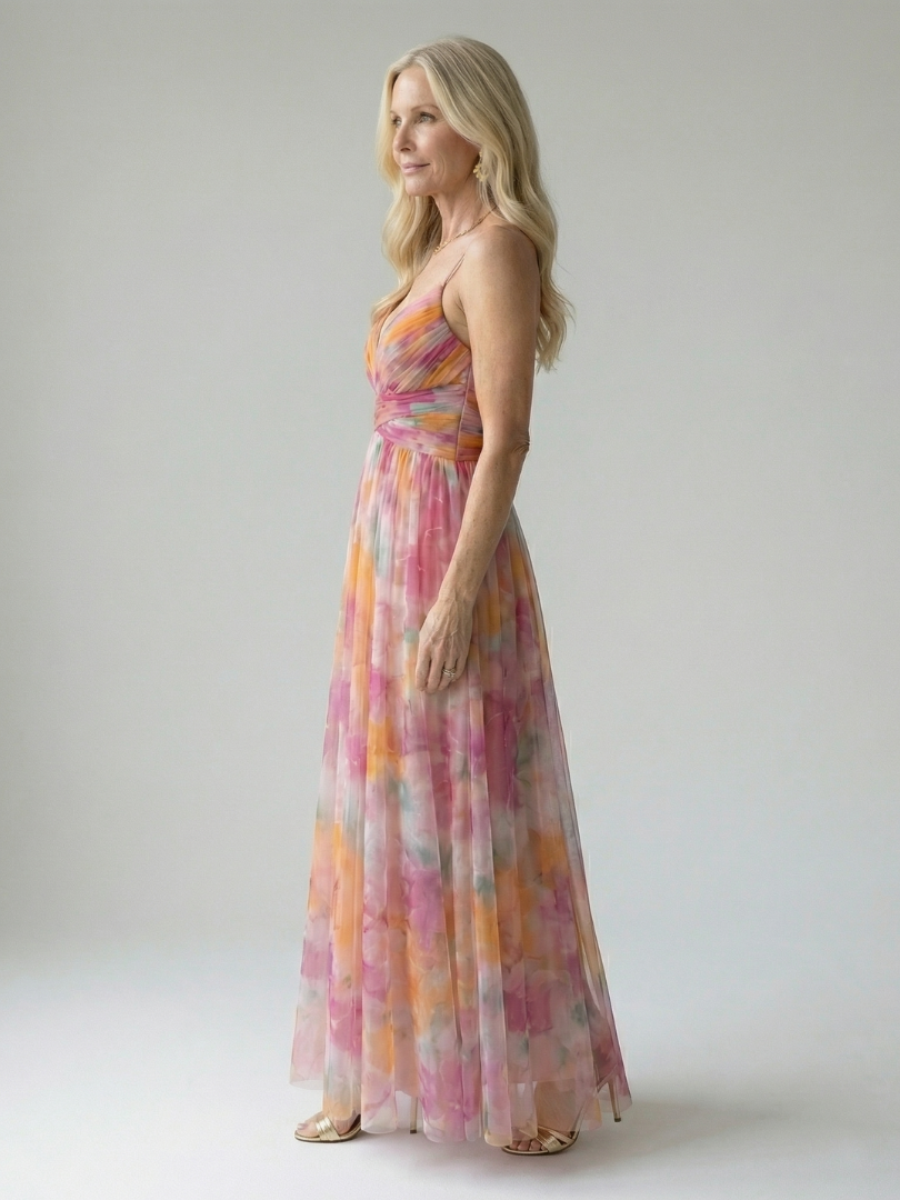 Marisol | Vestido Largo Cruzado Suave
