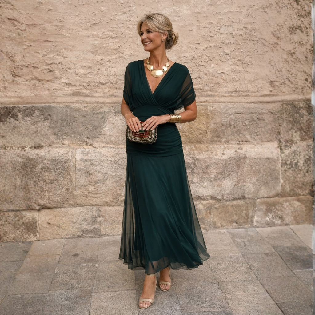 Eleanor | Vestido Maxi con Hombros Descubiertos