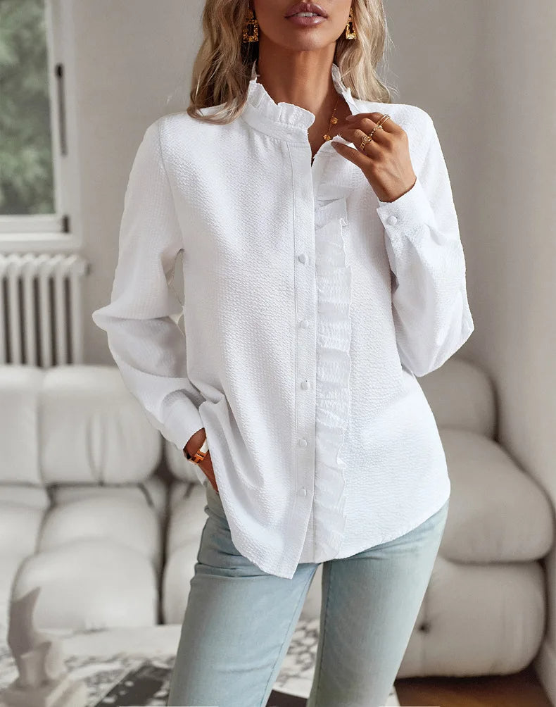 LEONIE | BLUSA ELEGANTE CON VOLANTES