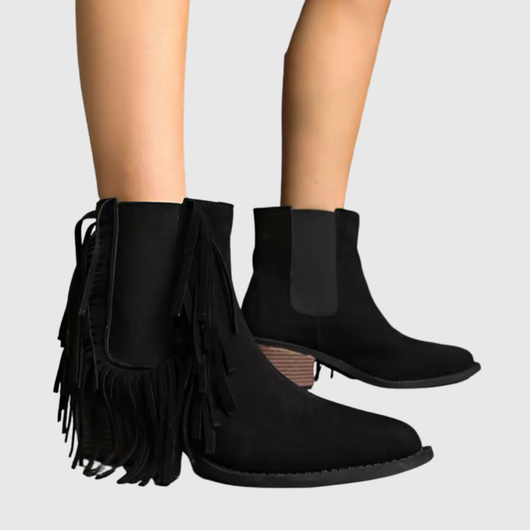 Olivine | Botines de Ante con Flecos