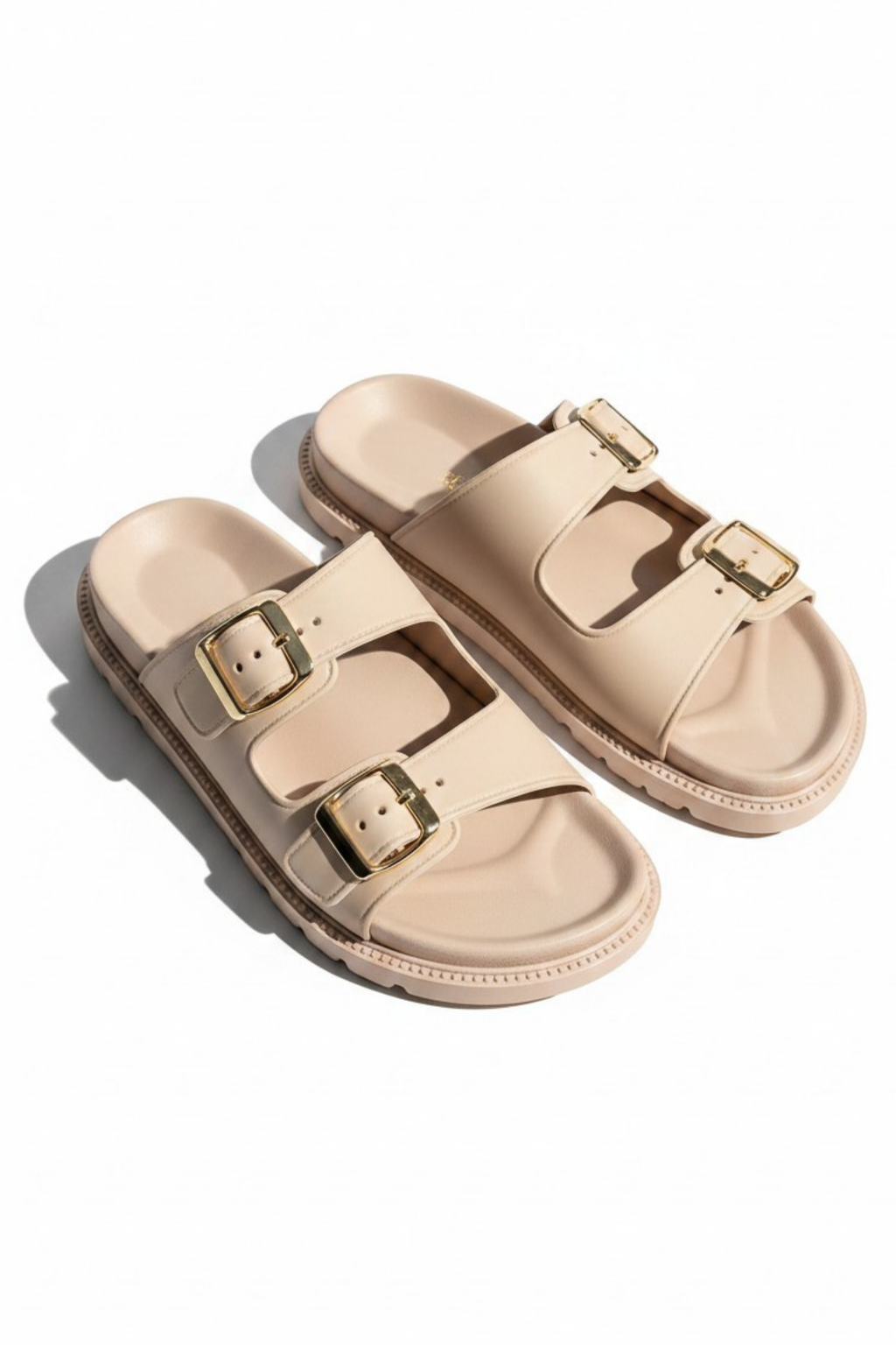 Sandalias Cómodas de Hebilla para el Día a Día Mocha