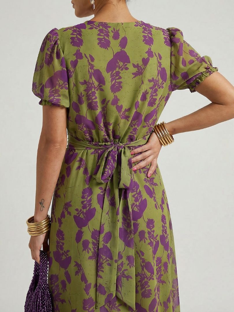 Adeline | Vestido Midi Floral Relajado
