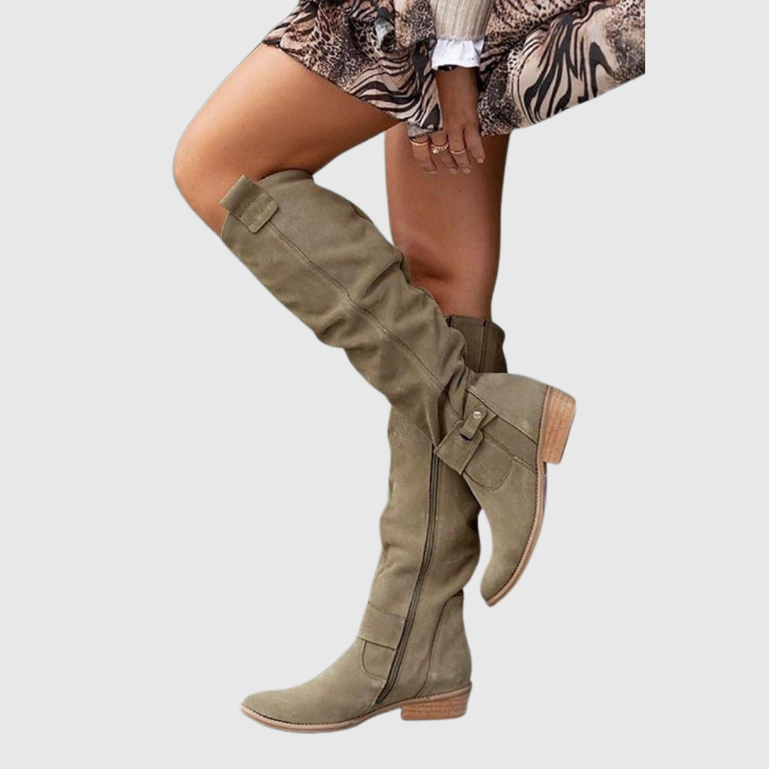 Noriel | Botas Altas de Piel Elegantes