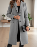 Anastacia™ Elegante Abrigo Largo