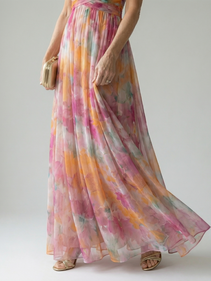 Marisol | Vestido Largo Cruzado Suave