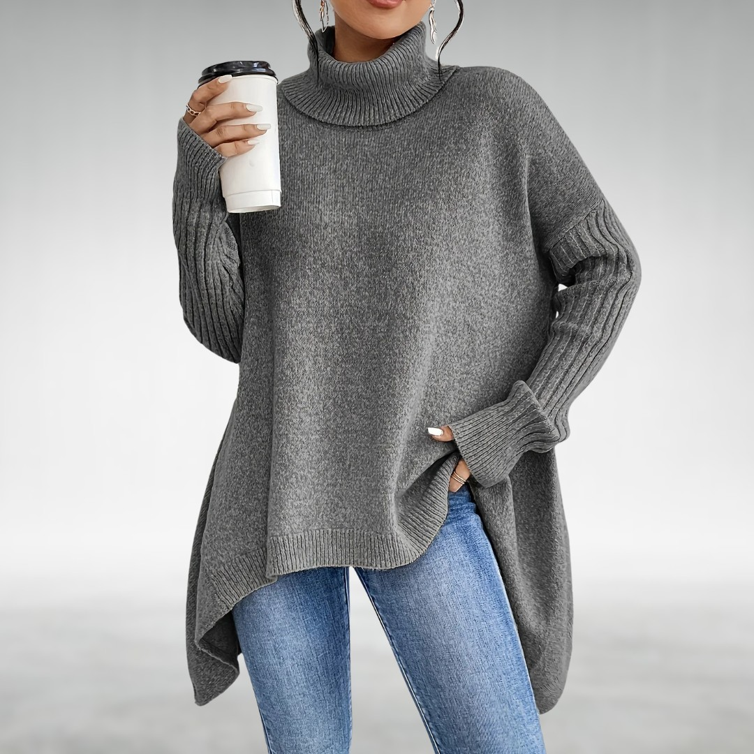 Jersey de cuello alto elegante Jana™