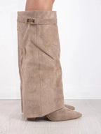 HARRIET | BOTAS ALTAS DE PIEL PARA MUJER CON HEBILLA