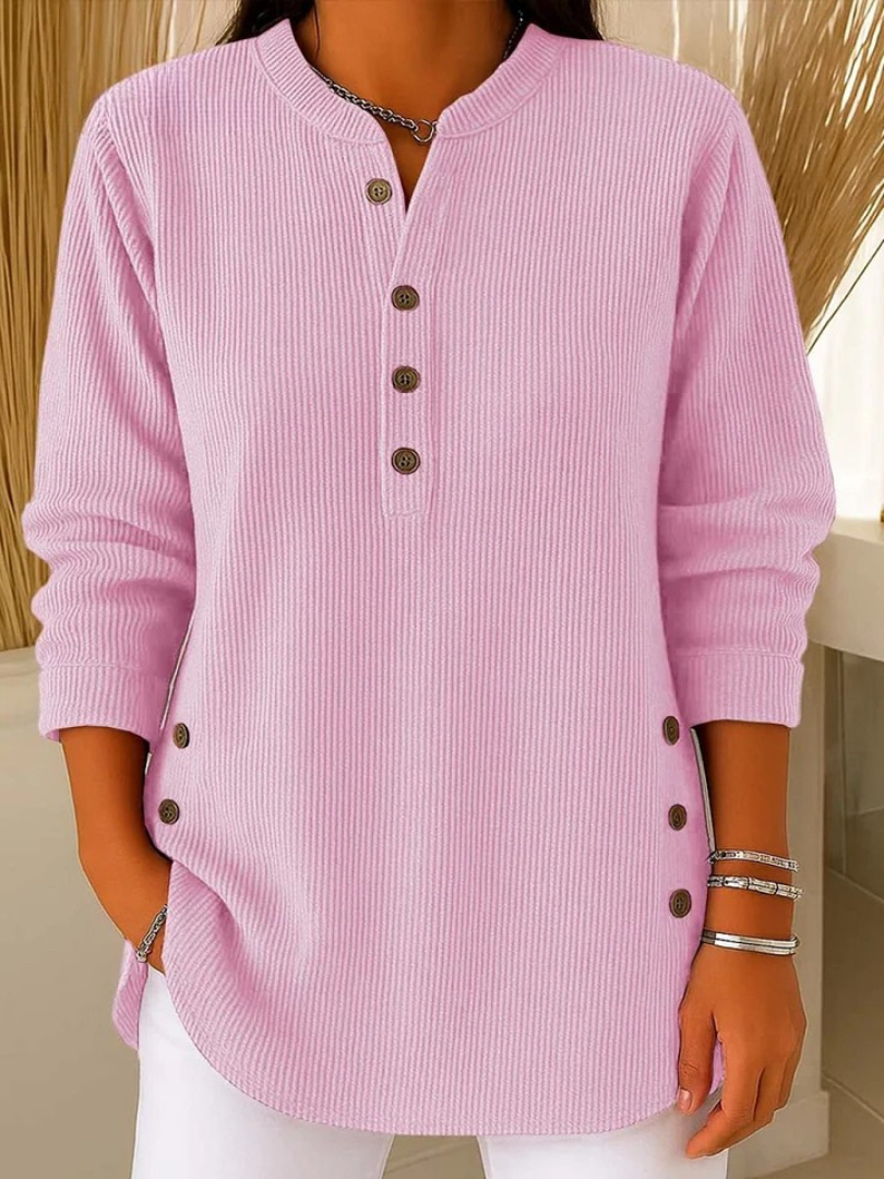 Neva™ | Túnica henley con botones