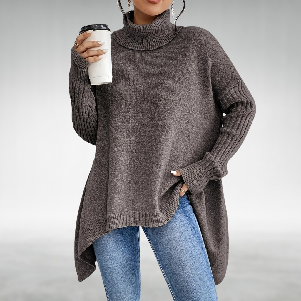 Jersey de cuello alto elegante Jana™