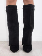 HARRIET | BOTAS ALTAS DE PIEL PARA MUJER CON HEBILLA