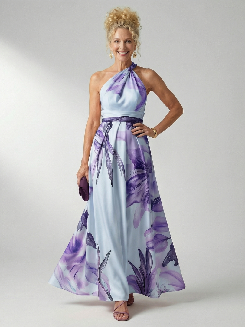 Amiel | Vestido Largo Floral Ligero
