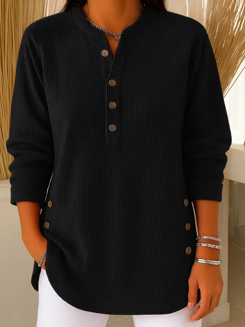 Neva™ | Túnica henley con botones