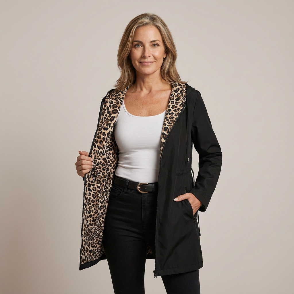 Nikkie™ Abrigo Reversible con Capucha