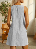 Bonnie | Vestido Chic de Rayas