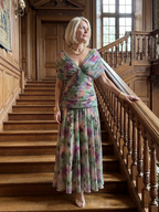 Verena | Vestido Midi Fluido Hombros al Descubierto