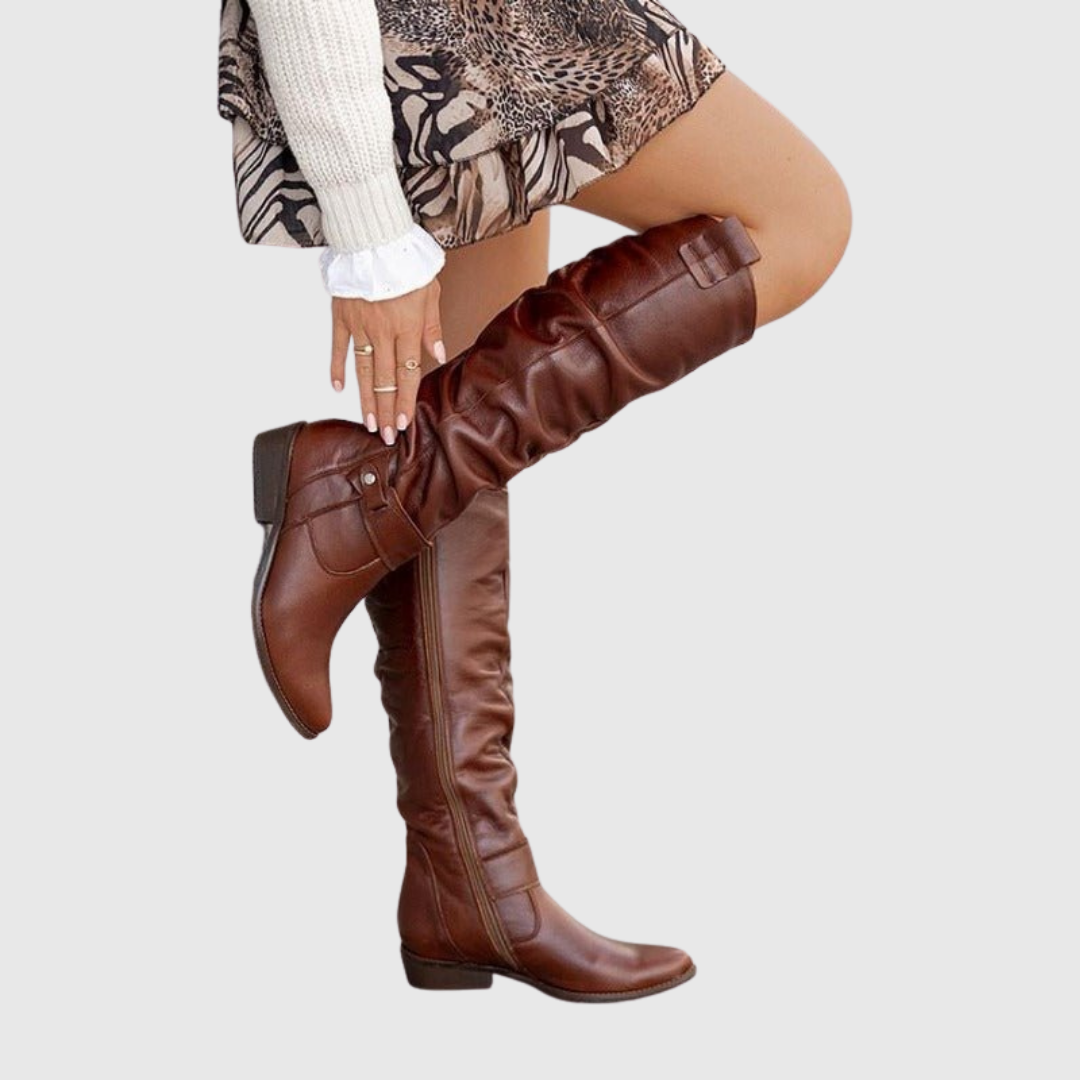 Noriel | Botas Altas de Piel Elegantes