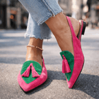 Pippa | Mocasines Slingback con Borlas