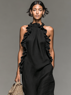 Raven | Vestido Maxi con Bolsillos